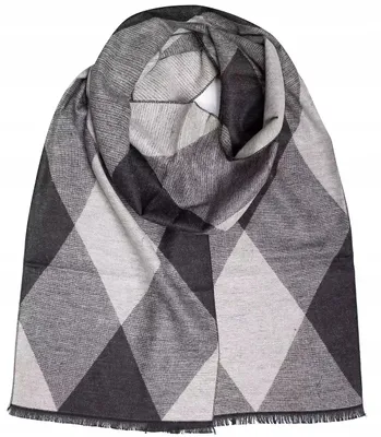 Produktbild von Agrafka Schal Herren Elegant Warm Grau 13900-0