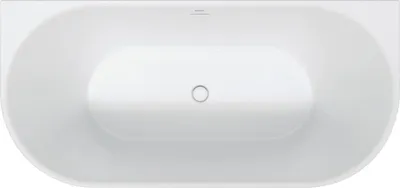 Produktbild von Duravit DuraSenja Badewanne, weiß, Vorwandversion, 700578000000000