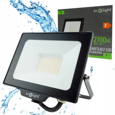 Immagine prodotto di Proiettore LED NL-1 30W 4000K 2700lm IP65 Ecolight EC20183