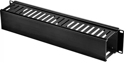 Produktbild von Renkforce RF-3429152 19 Zoll Netzwerkschrank-Kabelführung 2 HE Schwarz
