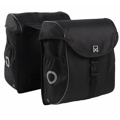 Produktbild von Willex Fahrradtaschen 38 L Schwarz und Silbern 16101