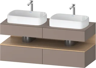 Produktbild von DURAVIT QA4767030430000 QTG KWTU WH Ek. 1400x550x600 bs. Mt.