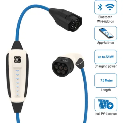 Produktbild von NRGkick 32A Pure für PV-Nutzer 7,5m WLAN