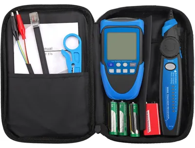 Obrázok produktu pre Tester sieťových káblov s funkciou POE/RJ45 a LCD displejom