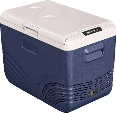 Obrázok produktu pre Yolco NX40 BLUE Elektrický kompresorový chladič, ovládanie aplikáciou cez Bluetooth, 12/24 V a 230 V, s USB pripojením pre osobné a nákladné vozidlo, loď, 37 litrov