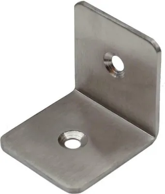 Produktbild von Edelstahl Winkelverbinder Lochwinkel Verbinder Holzverbinder Regalhalter 5-12 Eckig