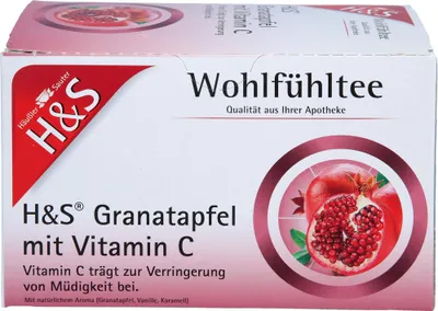 Produktbild von H&S Granatapfel mit Vitamin C, 20X2 g FBE