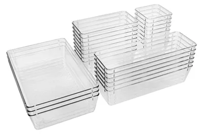 Zdjęcie produktu dla Modułowy zestaw organizerów do szuflad – 25 szt.