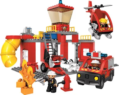 Produktbild von LEGO DUPLO VILLE Feuerwehrstation 72-teilig, ab 2 Jahren (5601)