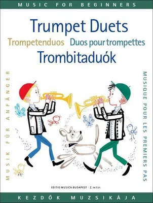 Produktbild von Trompetenduos für Anfänger für 2 TrompetenSpielaprtitur
