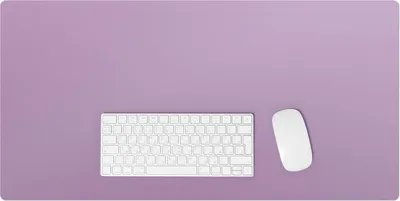Produktbild von Farbe Hellviolett – Schreibtischunterlage – Rutschfeste Tischunterlage – Schreibtischmatte für Büro & Zuhause – Schreibunterlage – Mauspad – Tischmatte – 90 x 45 cm