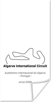 Produktbild von MuchoWow® Poster Formel 1 - Portimao - Rennstrecke 20x40 cm - Plakat - Foto