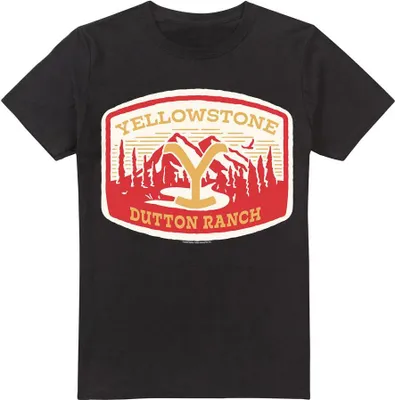 Obrázok produktu pre Yellowstone - Tričko "Dutton Ranch" pre mužov TV13409 (3XL) (čierne)