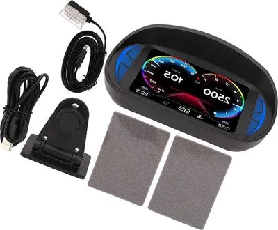 Produktbild von GPS-Testgerät mit HUD-Anzeige für alle OBD-Systeme - Leichtes Design und Neigungsmesser - Spannungsalarm - für Fahrzeuge