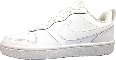 Image de Nike Court Borough Low GS Chaussures de sport Enfants Chaussures de course Sport Blanc Sport, Taille:EUR 40 | US 7Y