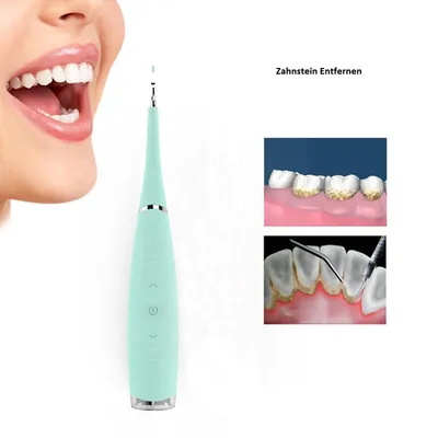Produktbild von Dental Ultraschall Zahnsteinentferner Handpiece Cleaning Whitening Tooth Scaling grün