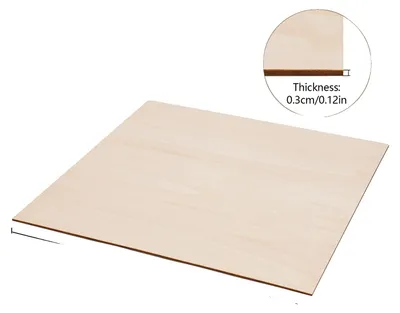 Obrázek produktu pro Deskové materiály z lísy, sada 30 kusů, tloušťka 2,7 mm, rozměry 40 x 40 cm, a desky o tloušťce 3 mm
