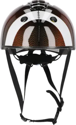 Image de CRAZY SAFETY Casque de vélo Football avec feu arrière LED intégré 131 Brown S (49-55cm)