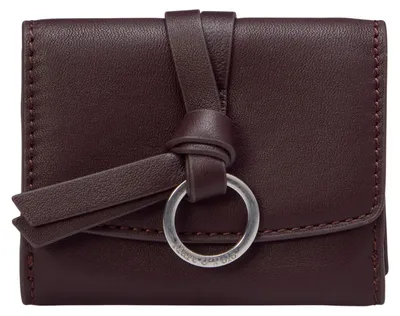 Imagen del producto de Marc O'Polo Cuero monedero Leni Combi Wallet Black Cherry marrón oscuro