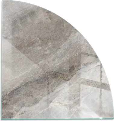 Produktbild von Muster aus Naturstein – Glasbodenplatte für – Kaminofen – Kaminplatte Glas – Schutzglas – Funkenschutzplatte –Glasbodenplatte Feuerfeste – Hitzeschutzplatte – Bodenschutz aus Glas – 1/4 100x100 cm