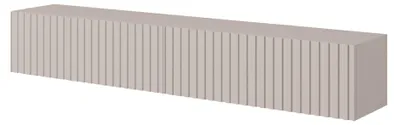 Produktbild von Selsey Telire - TV-Hängeboard, greige mit Lamellenfront, 175 cm