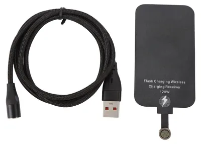 Obrázok produktu pre Magnetický bezdrôtový nabíjací prijímač typu C, 120 W, rýchly 5 W USB čip