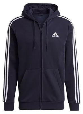 Obrázek produktu pro Adidas - Pánská mikina s kapucí a celopropínacím zipem „Essentials“ PP2297 (S) (tmavě modrá)