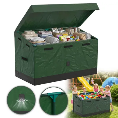 Obrázek produktu pro YRHome Zahradní úložný box 530 l, venkovní úložný box pro balkon, terasu a garáž, odolný proti vlhkosti s velkou kapacitou