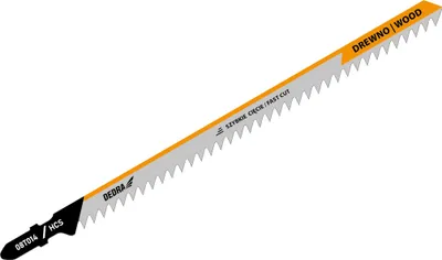 Immagine prodotto di Lame per seghetto alternativo 180/155 mm, legno, HCS, tipo T, 2 pz.