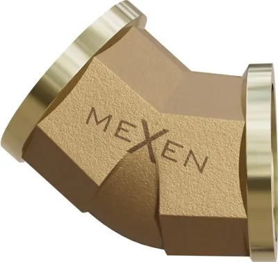 Image de Mexen BRASS coude 45° en laiton 1/2 GW x 1/2 GW - W97424-1212