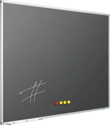 Immagine prodotto di Lavagna Profil 8 mm, acciaio smaltato grigio 100x150 cm