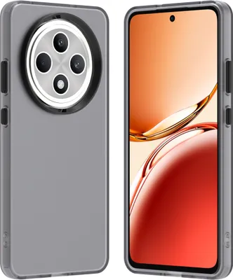 Image de Etui pour Oppo Reno12 F 5G, étui fin semi-transparent mat anti-choc Noir