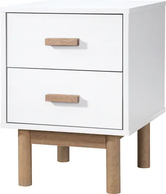 Produktbild von Nachtkommode >Orvar< in Weiß - 40x55x44cm (BxHxT)