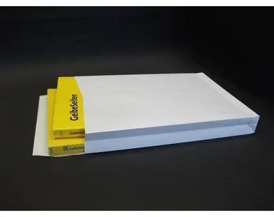 Produktbild von Faltentaschen 229x324x40mm C4 150g/qm haftklebend VE=250 Stück weiß