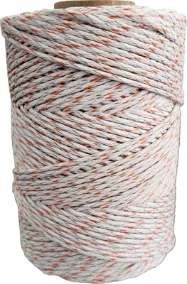 Produktbild von Weidezaunlitze Premium - weiß/orange - 200 m, 9 Leiter