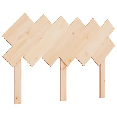 Produktbild von Bett-Kopfteil 122,5x3x80,5 cm Massivholz Kiefer