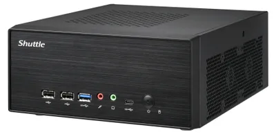 Produktbild von Shuttle XPC slim Barebone XB860G2 - S1851, Intel H860, 1xDP, 2xHDMI, 2 PCIe Slots (1x 16X & 1x X1), 2x Intel LAN (1G + 2.5G), 8x USB, 3x M.2, 24/7 Dauerbetrieb, 3,5L Größe PC, PC Barebone, Intel B860, LGA 1851 (Socket V1), DDR5-SDRAM, PCI Express
