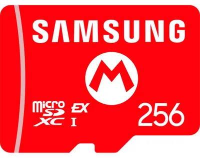 Produktbild von 256 GB Samsung microSD EXPRESS Card, Farbe:Rot