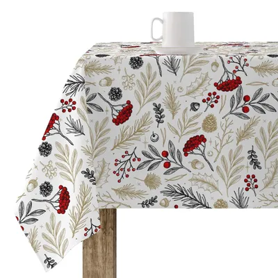 Tischdecke rechteckig 200x140 cm schmutzabweisend wasserdicht