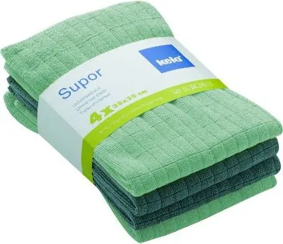 Produktbild von Mikrofasertücher, 4er-Set, mintgrün - Kela | Supor