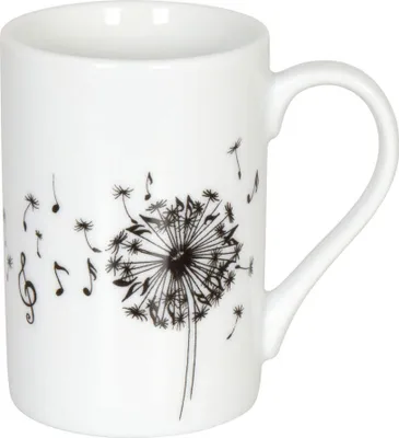 Produktbild von Könitz Minipresso-Tasse Music Dandelion, Espressotasse, Espressobecher, Porzellan, 90 ml, 11 1 353 1775
