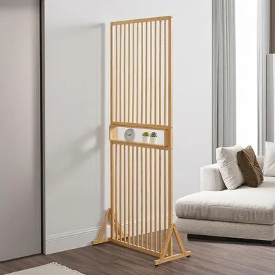 Productafbeelding van Kamerscherm Scheidingswand in Bamboe - Vrijstaande Privacy Scherm 197 cm