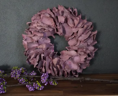 Produktbild von Türkranz Wandkranz Kranz Palmenblättern 25 cm in Pastell