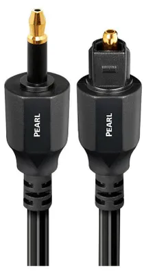 Zdjęcie produktu dla AudioQuest Pearl Optical, Toslink, Męska, Toslink, Męska, 1,5 m, Czarny