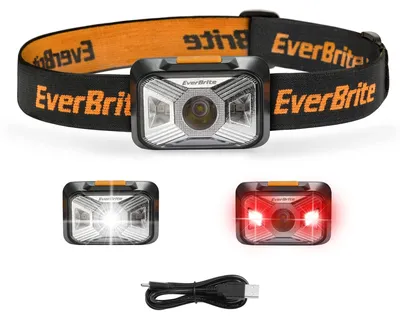 Obrázek produktu pro EVERBRITE LED čelovka – 200 lumenů a nabíjení přes USB