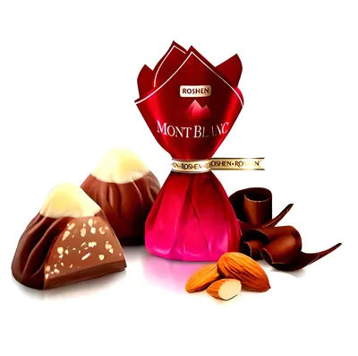 Produktbild von Roshen Montblanc Pralinen gehackte Mandeln 1kg