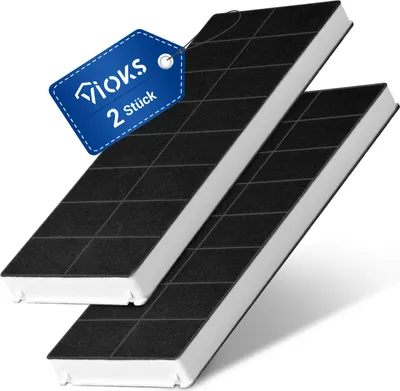 Produktbild von Aktivkohlefilter 2x passend wie Neff 00296178 Kohlefilter für Dunstabzugshaube