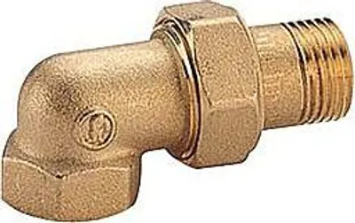 Produktbild von Opal R19 Radiatorverschraubung R19Y005 Messing, 1", IG/AG, Eck