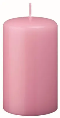 Produktbild von Flachkopf-Stumpenkerzen Rosa 200 x Ø 100 mm, 4 Stück