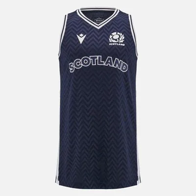 Productafbeelding van Macron basketbalshirt, Schotland rugbystijl, marineblauw, maat S